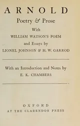 Cover of Arnold Poetry & Prose