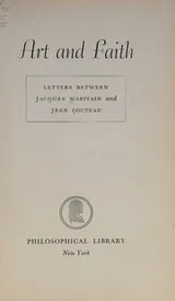 Cover of Art and faith