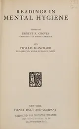 Cover of Readings in mental hygiene