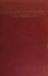 Cover of Beta- and gamma-ray spectroscopy
