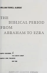 Cover of The Biblical Period From Abraham to Ezra