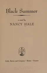 Cover of Black summer, a novel