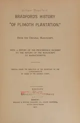 Cover of Of Plymouth plantation