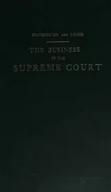 Cover of The business of the Supreme Court