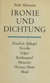 Cover of Ironie und Dichtung