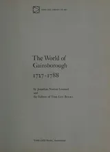 Cover of The world of Gainsborough, 1727-1788