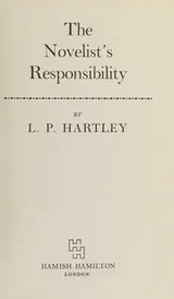 Cover of The Novelist's Responsibility