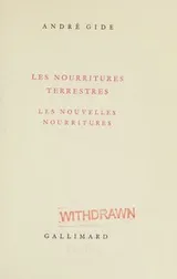 Cover of Les nouvelles nourritures