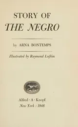 Cover of Story of the Negro