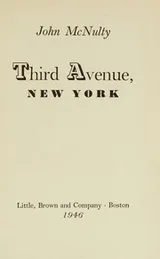 Cover of Third Avenue, New York