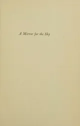 Cover of A mirror for the sky