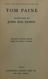 Cover of The living thoughts of Tom Paine