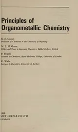 Cover of Principles of Organometallic Chemistry