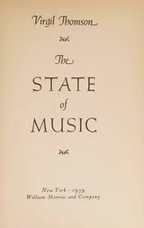Cover of The state of music