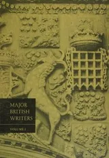 Cover of Major British Writers, Volume I