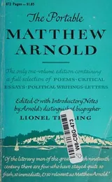Cover of The Portable Matthew Arnold