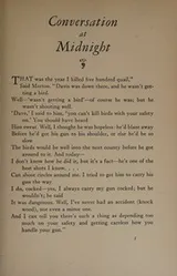 Cover of Conversation at midnight