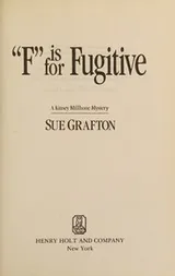 Cover of F Is for Fugitive