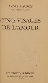 Cover of Cinq visages de l'amour