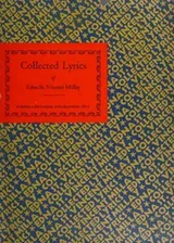 Cover of COLLECTED LYRICS OF EDNAS ST.VINCENT MILLAY
