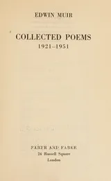 Cover of Collected poems. 1921-1951.