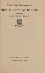 Cover of Comedy of Errors Annotated