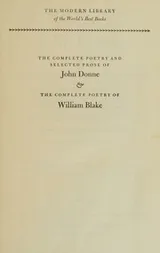 Cover of The complete poetry and selected prose of John Donne