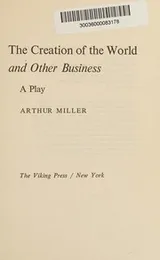 Cover of The Creation of the World and Other Business