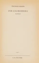 Cover of Der Zauberberg