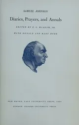Cover of Diaries, prayers and annals