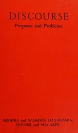 Cover of Discourse Purposes and Problems