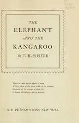Cover of The elephant and the kangaroo