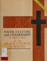Cover of Faith, culture, and leadership