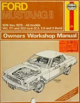 Cover of Ford Mustang II owners workshop manual
