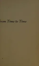 Cover of From time to time