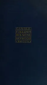 Cover of Gandle follows his nose