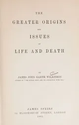 Cover of The greater origins and issues of life and death