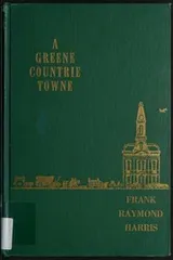 Cover of "A greene countrie towne"