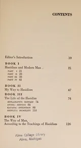 Cover of Hasidism and Modern Man