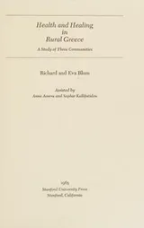 Cover of Health and healing in rural Greece