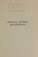 Cover of Horace, Satires