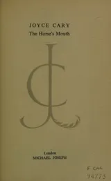 Cover of The horse's mouth
