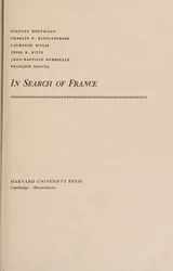 Cover of In search of France