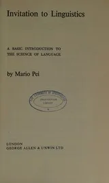 Cover of Invitation to Linguistics by Mario Pei