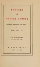 Cover of Letters of Marcel Proust