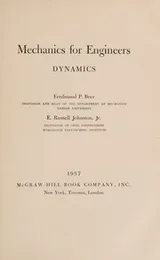 Cover of Mechanics for Engineers, Dynamics