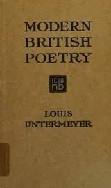 Cover of Modern British Poetry