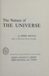 Cover of The nature of the universe.
