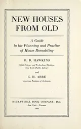 Cover of New houses from old