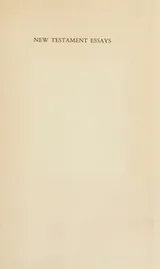Cover of New Testament Essays